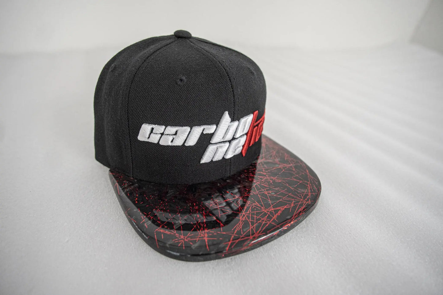 Red Forged Carbon Fiber