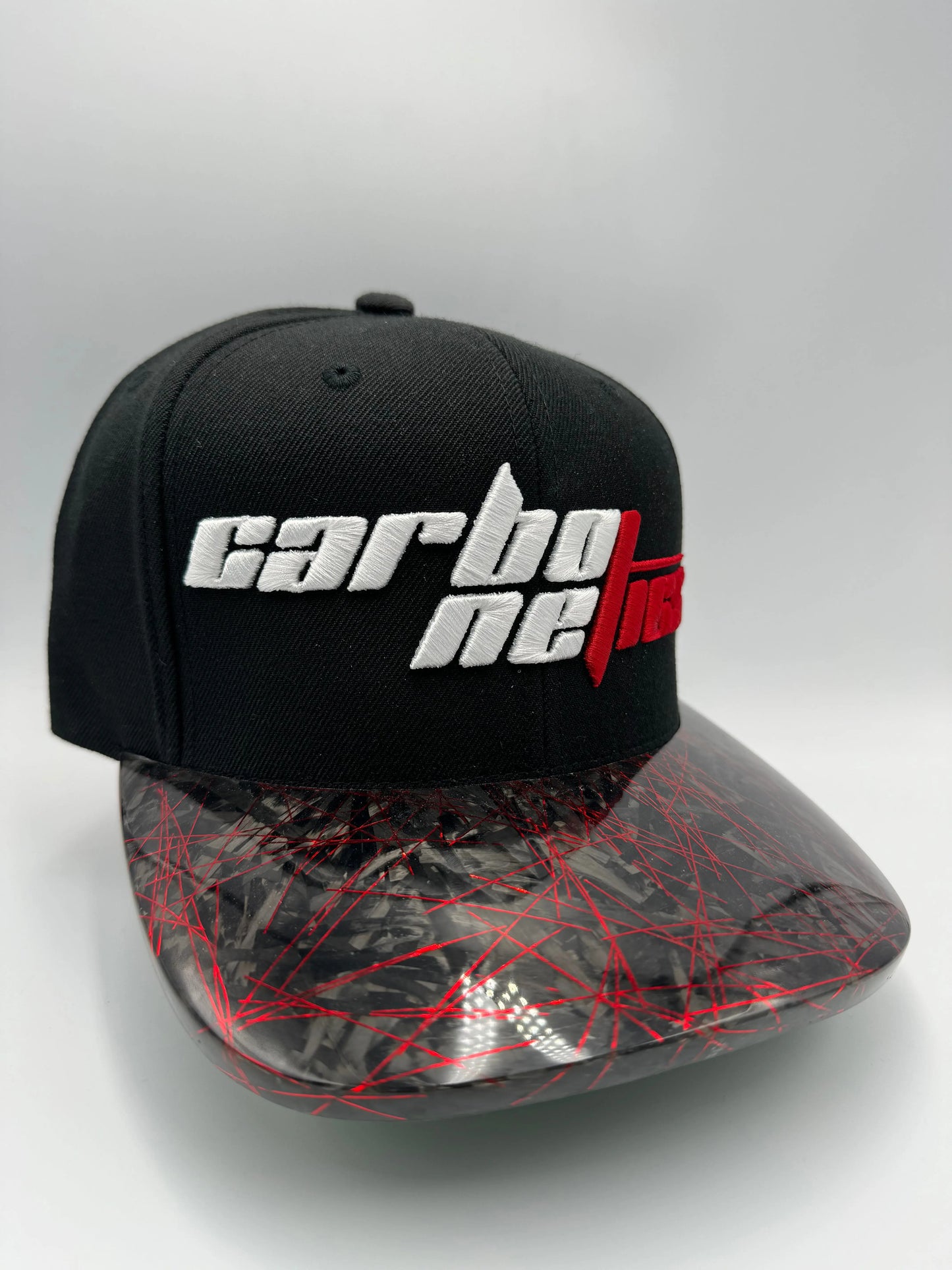 Red Forged Carbon Fiber Hat