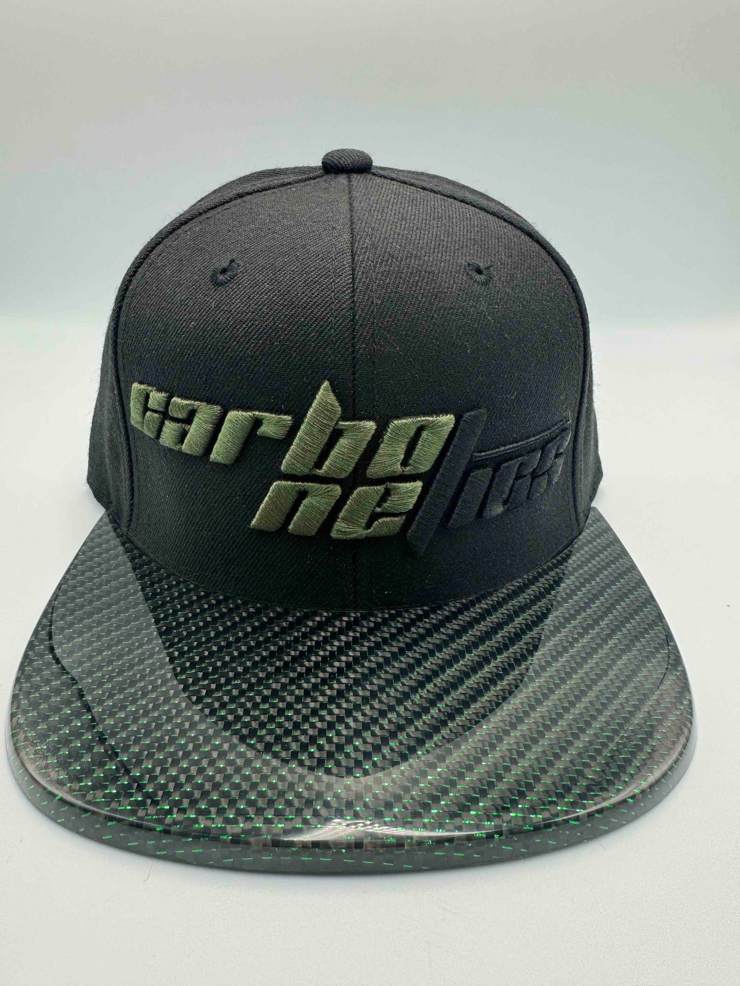 Green Carbon Fiber Hat