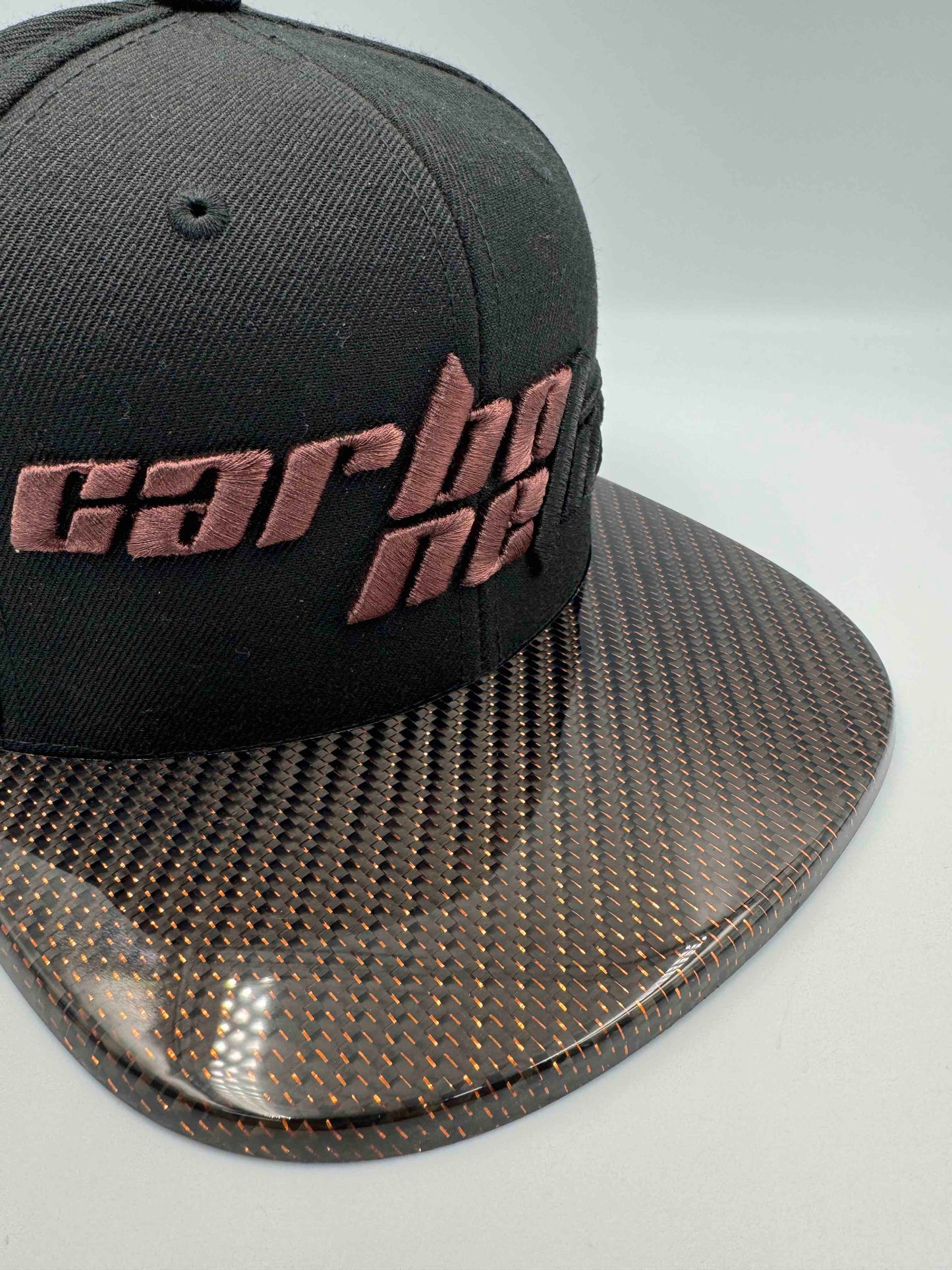 Copper Carbon Fiber Hat