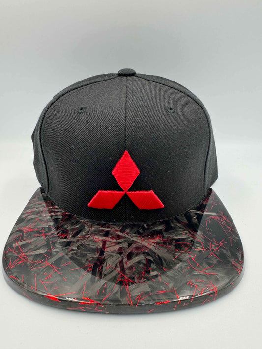 Mitsubishi Carbon Fiber Hat