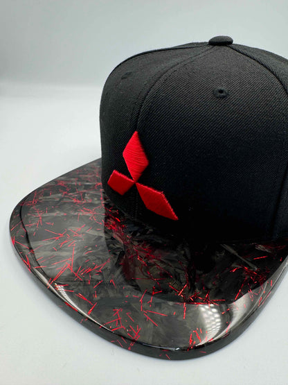 Mitsubishi Carbon Fiber Hat